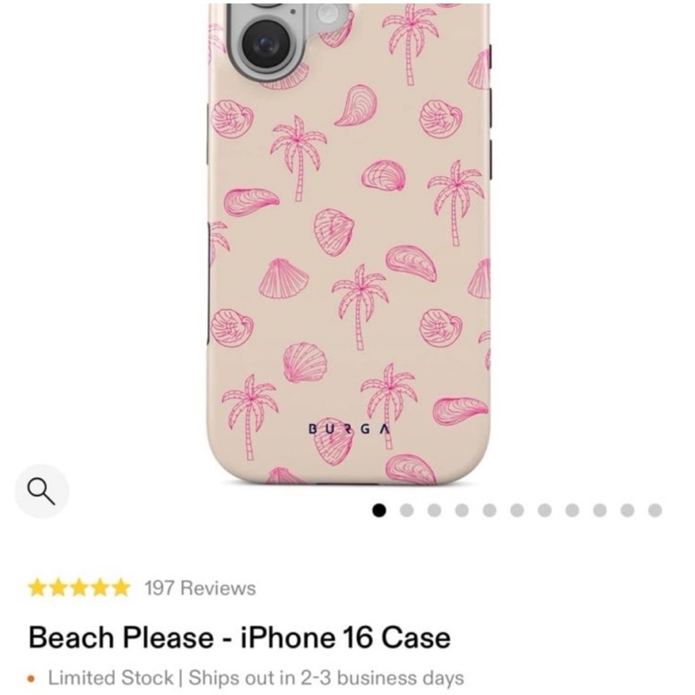 Burga IPhone 16 Tough case